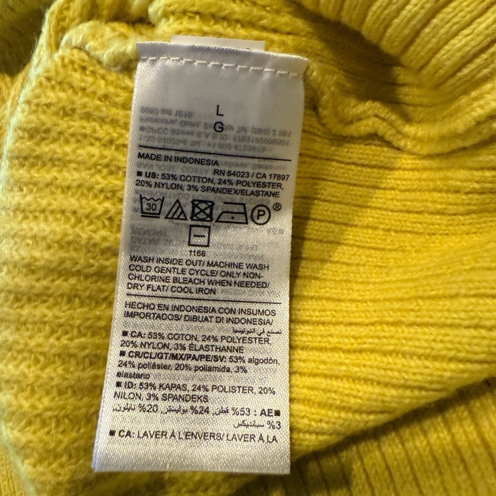NWOT Old Navy Citron V-Neck Knit Sweater SZ L - Picture 11 of 12